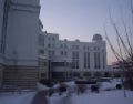 吉林大学の冬の光景